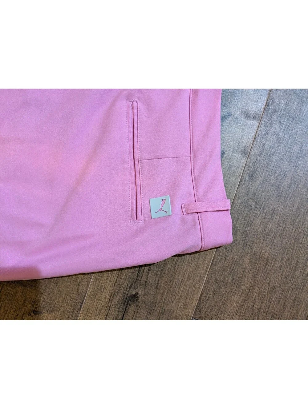 Puma Golf Men's Pink Performance Golf Shorts Size 40 Stretch Flat Front 9
